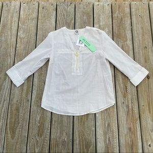 Anne Klein Oyster Shell Top